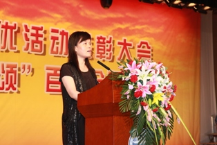 优秀共产党员代表张智慧发言